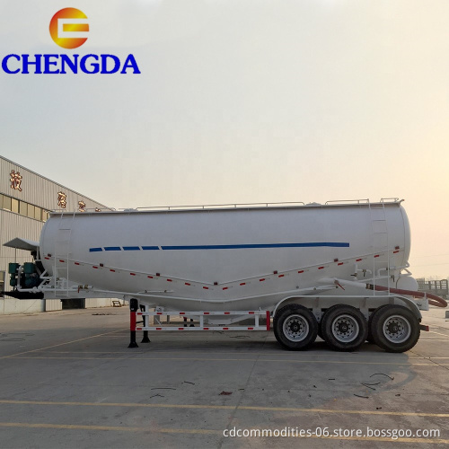 Low Price SINOTRUK 3 Axle 45CBM Bulk Cement Tanker Trailer